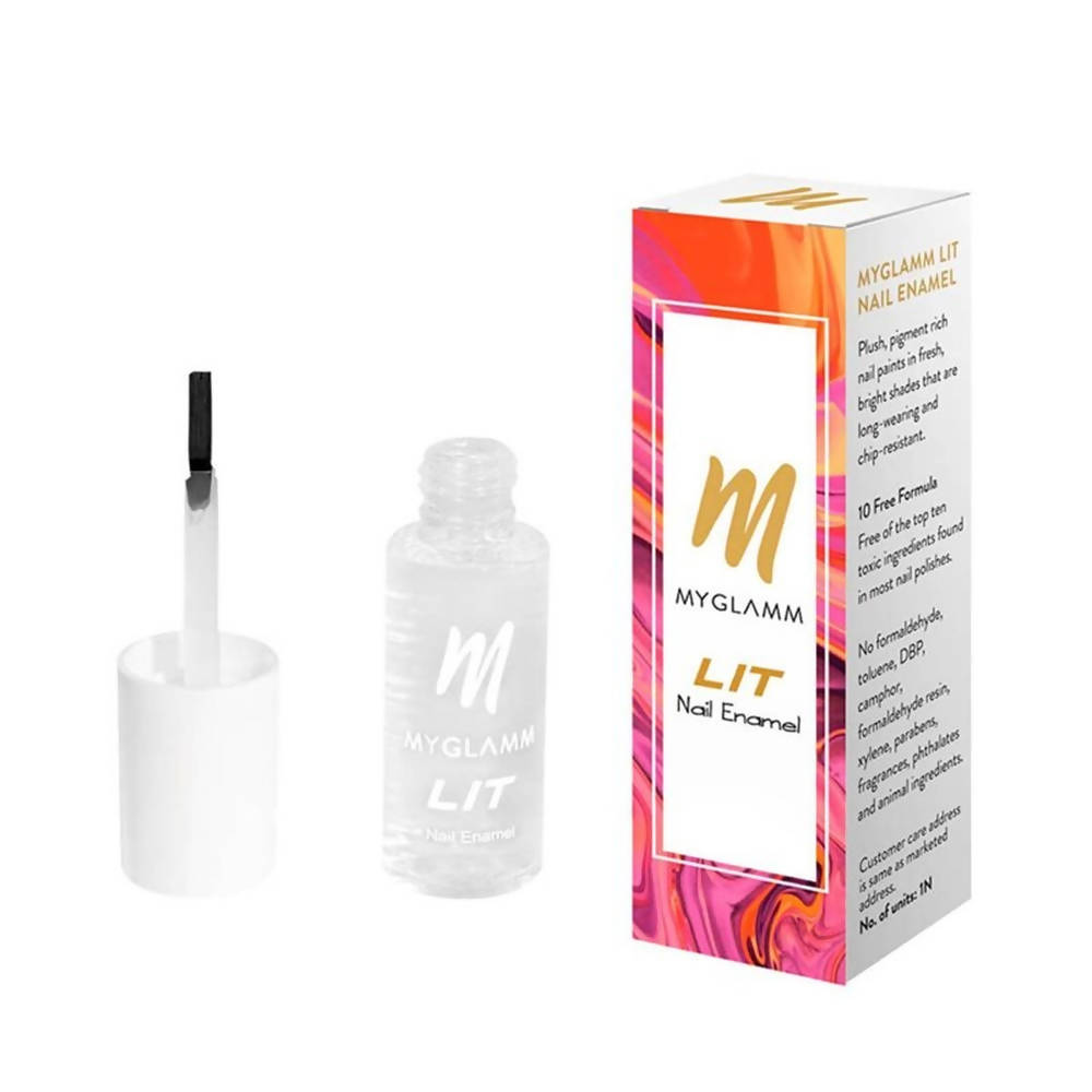 MYGLAMM LIT Nail Paint - Seal the Deal (7 Ml) | Grocsy