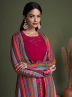 Myra Rani Georgette Choli Palazo Suit | Grocsy