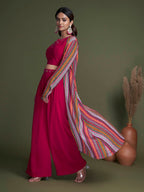 Myra Rani Georgette Choli Palazo Suit | Grocsy