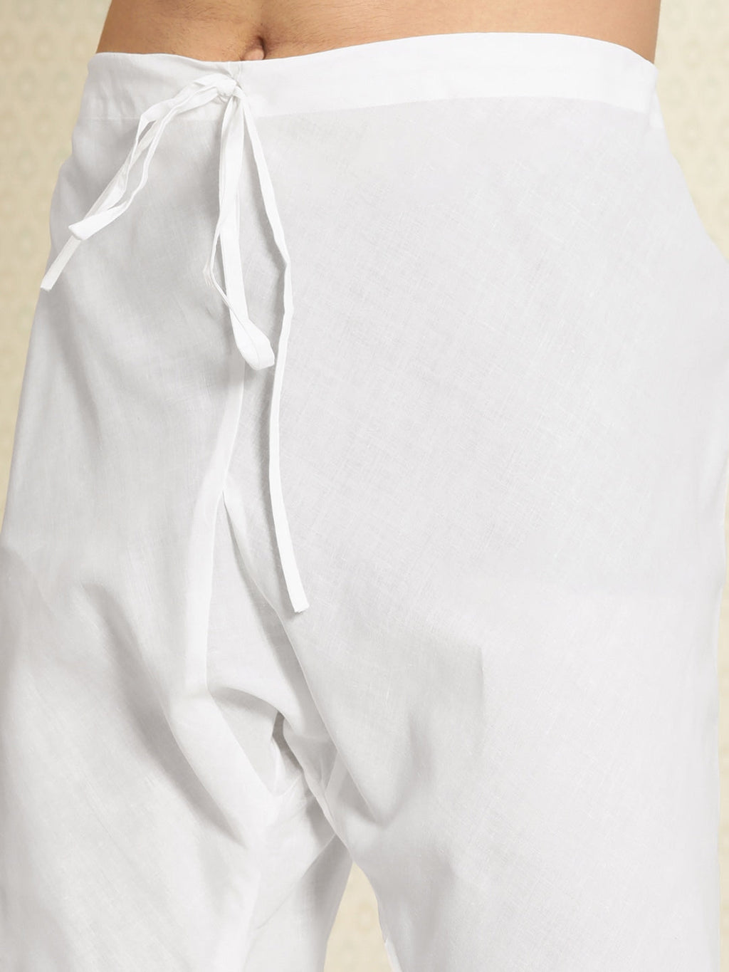 House of Pataudi Men Pure Cotton Embroidered Chikankari Jashn Kurta with Churidar | Grocsy