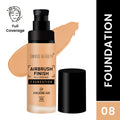 Swiss Beauty Airbrush Finish Full Coverage Foundation - 8 Golden Bronze | Grocsy