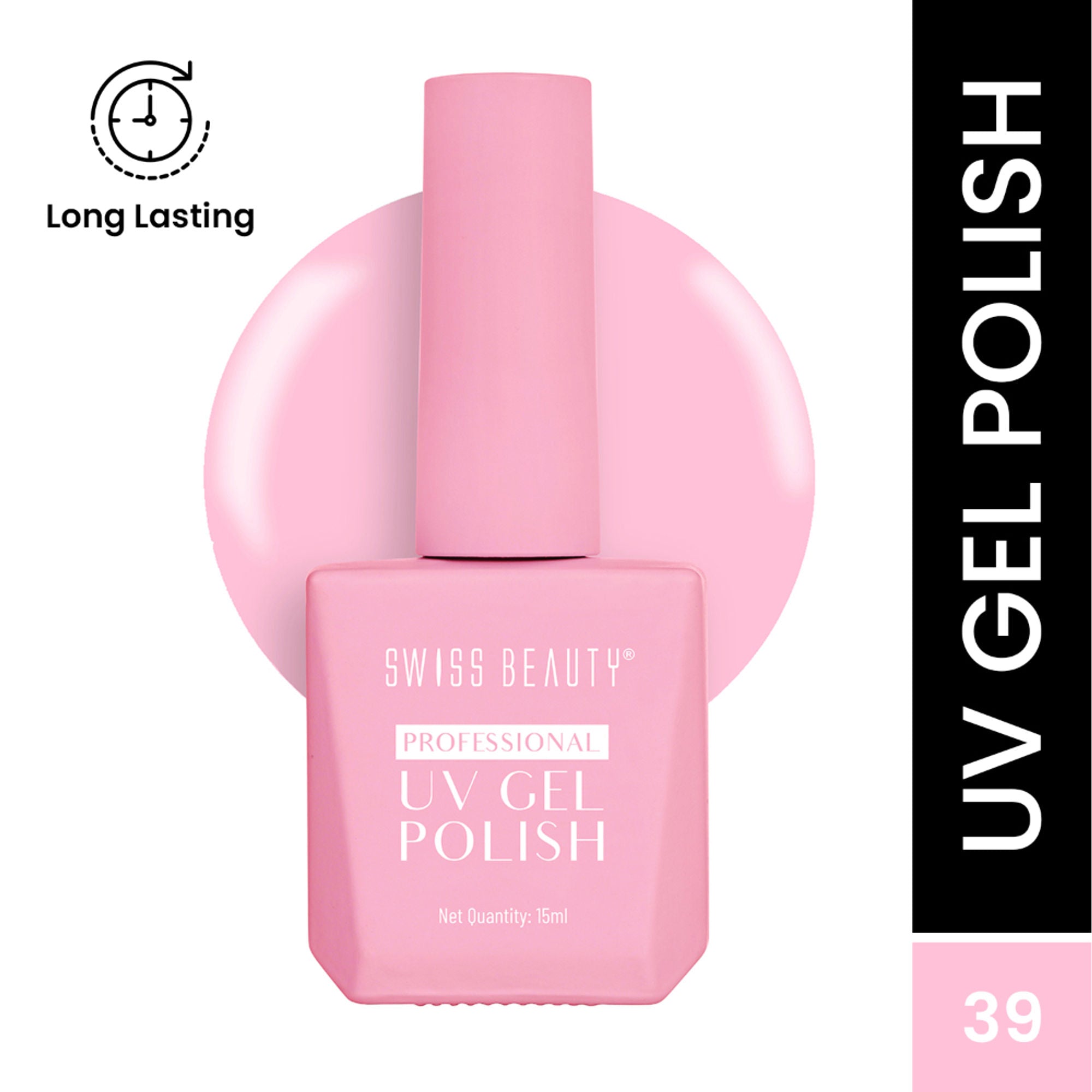 Swiss Beauty Professional UV Gel Nail Polish - Shade-39 | Grocsy