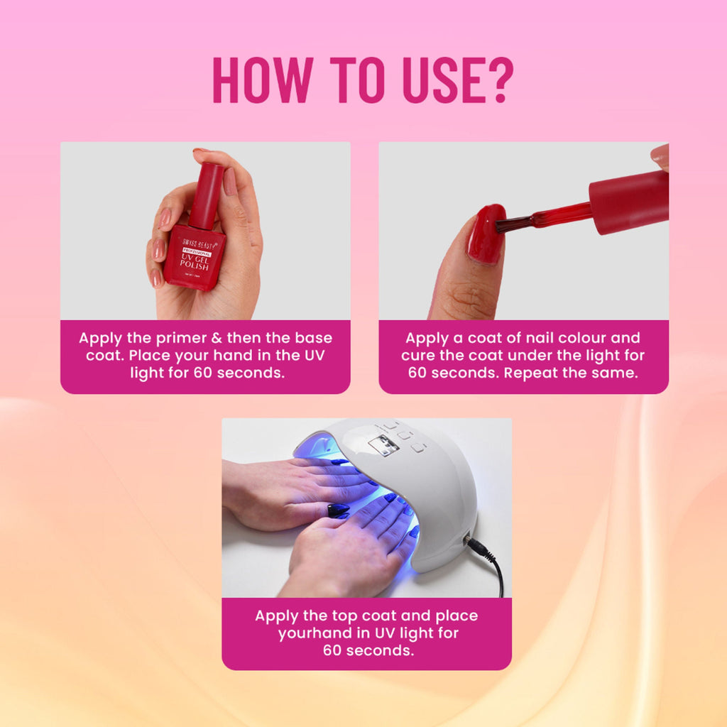 Swiss Beauty Professional UV Gel Nail Polish - Shade-41 | Grocsy