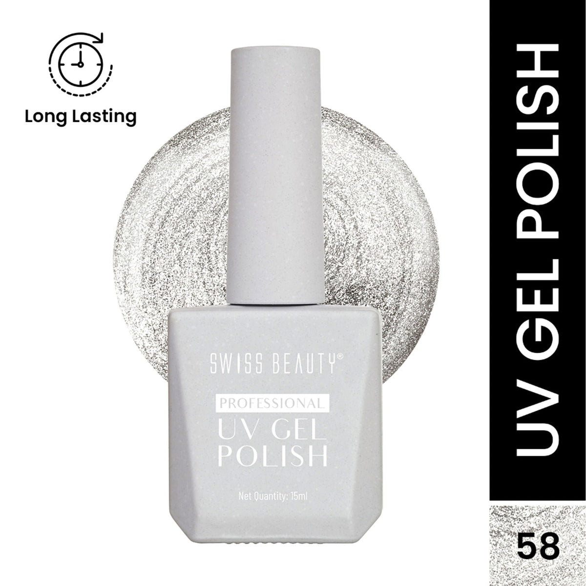 Swiss Beauty Professional UV Gel Nail Polish - Shade-58 | Grocsy