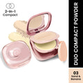 Swiss Beauty Matte & Set Duo Lightweight Compact Powder - 03 Sand and Banana | Grocsy