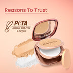 Swiss Beauty Matte & Set Duo Lightweight Compact Powder - 04 Honey and Banana | Grocsy