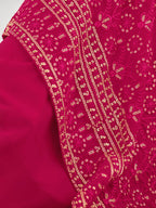 Myra Rani and Green Real Georgette Gharara Suit | Grocsy