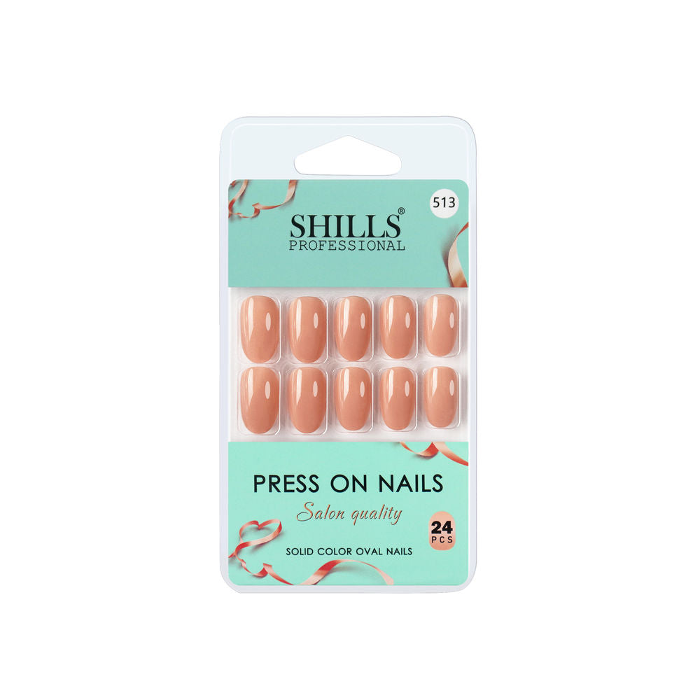 Shills Professional Reusable Press On Nails Oval - SPN513 | Grocsy
