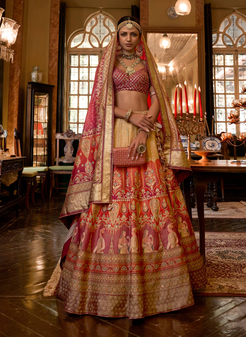 Monjolika Fashion Light Yellow Color Rajwadi Silk Designer Lehenga Choli | Grocsy