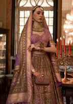 Monjolika Fashion Lilac Color Rajwadi Silk Designer Lehenga Choli | Grocsy