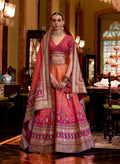 Monjolika Fashion Peach Color Rajwadi Silk Designer Lehenga Choli | Grocsy