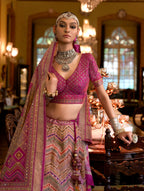 Monjolika Fashion Lilac Color Rajwadi Silk Designer Lehenga Choli | Grocsy