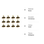 Uapan Brass Pooja Bell With J Hook | Grocsy
