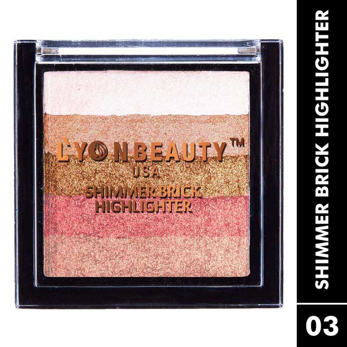 Lyon Beauty Brick Highlighter - Shade 03 | Grocsy