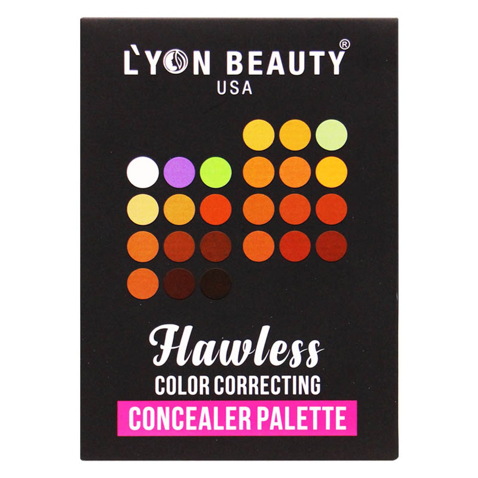 Lyon Beauty Flawless Color Correcting Concealer Palette - Shade 02 | Grocsy