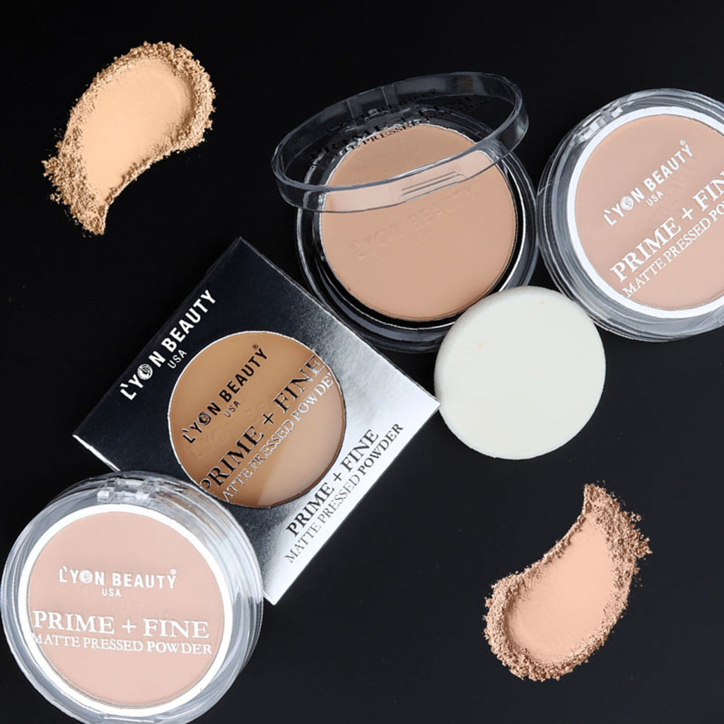 Lyon Beauty Prime + Fine Compact Powder - Shade 02 | Grocsy