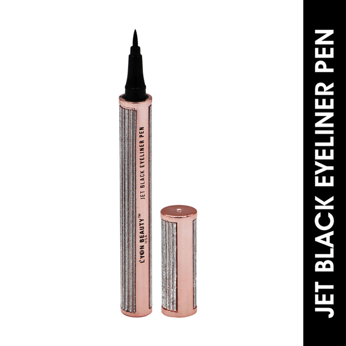 Lyon Beauty Jet Black Eyeliner Pen | Grocsy