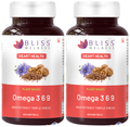 Bliss Welness Heart Health Omega 3 6 9 Softgel Capsule | Grocsy