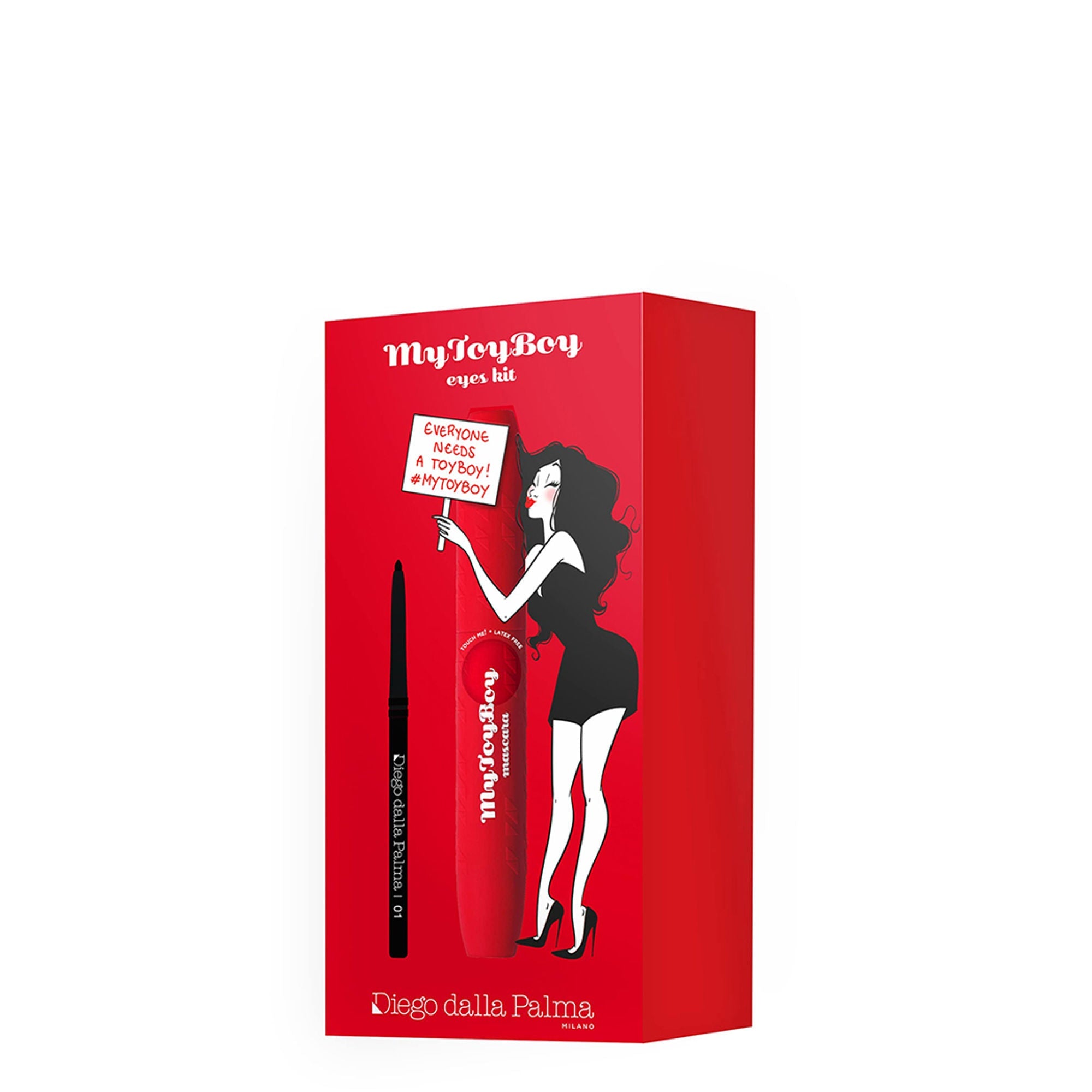 Diego dalla Palma Milano My Toyboy Eye Kit My Toyboy Mascara With Kajal - Black | Grocsy