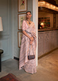 Monjolika Fashion Baby Pink Color Silk Weaving Work Traditonal Saree | Grocsy