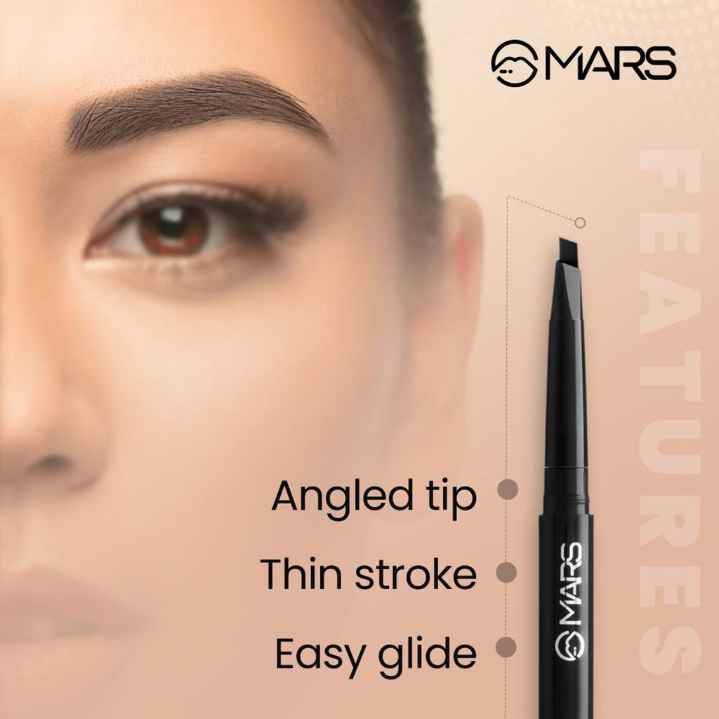 MARS Cosmetics Micro Precision Brow Pencil - Brown | Grocsy