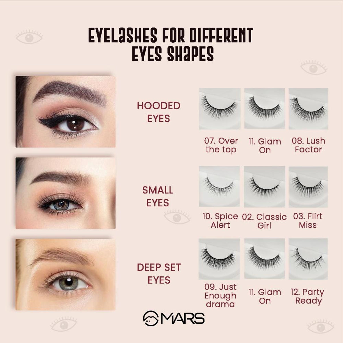 MARS Cosmetics Fabulash Eyelashes - 07 Over The Top | Grocsy