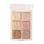 MARS Cosmetics Glowzilla 6 Shade Face Highlighter Palette - 03 | Grocsy