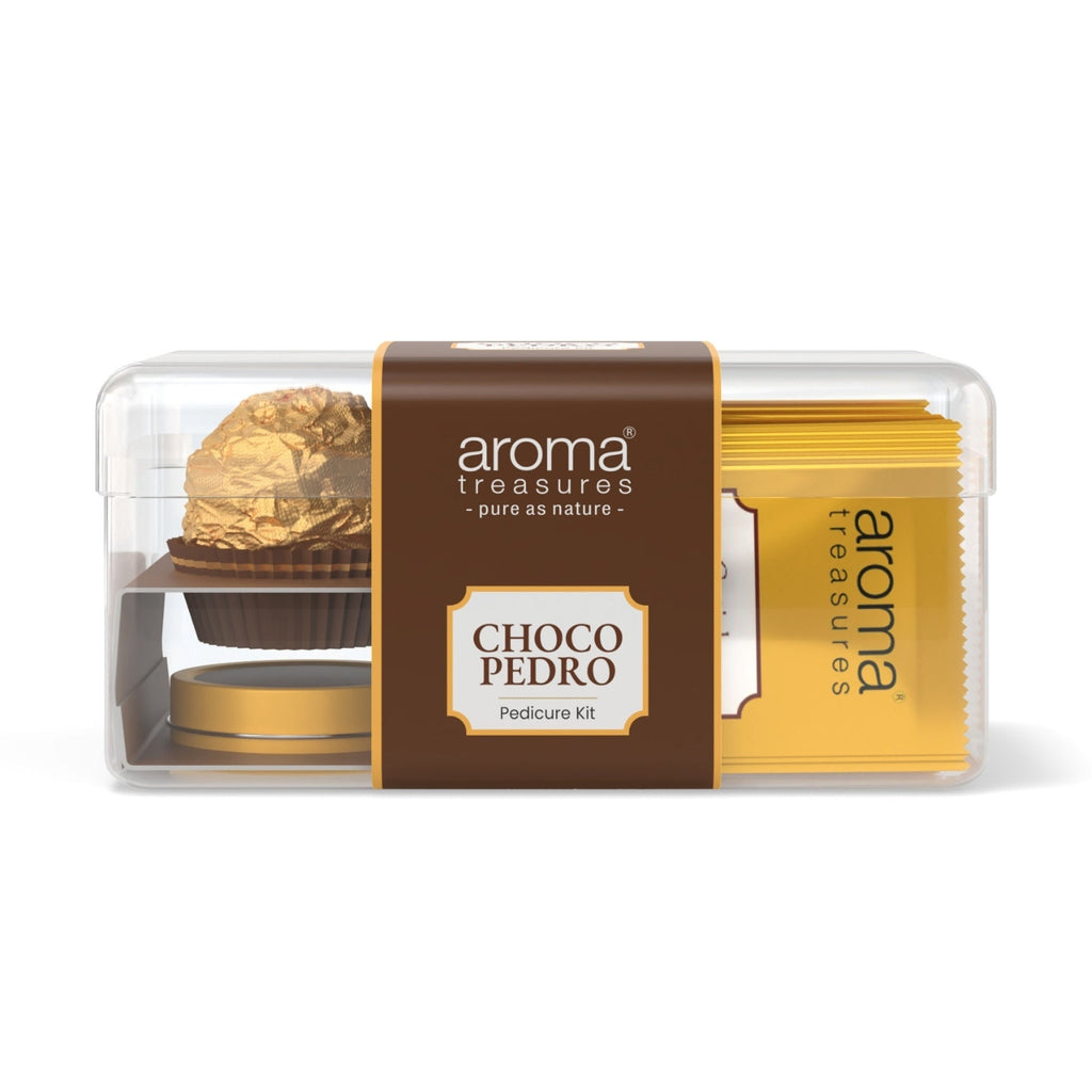 Aroma Treasures Choco Pedro Chocolate Pedicure Kit | Grocsy