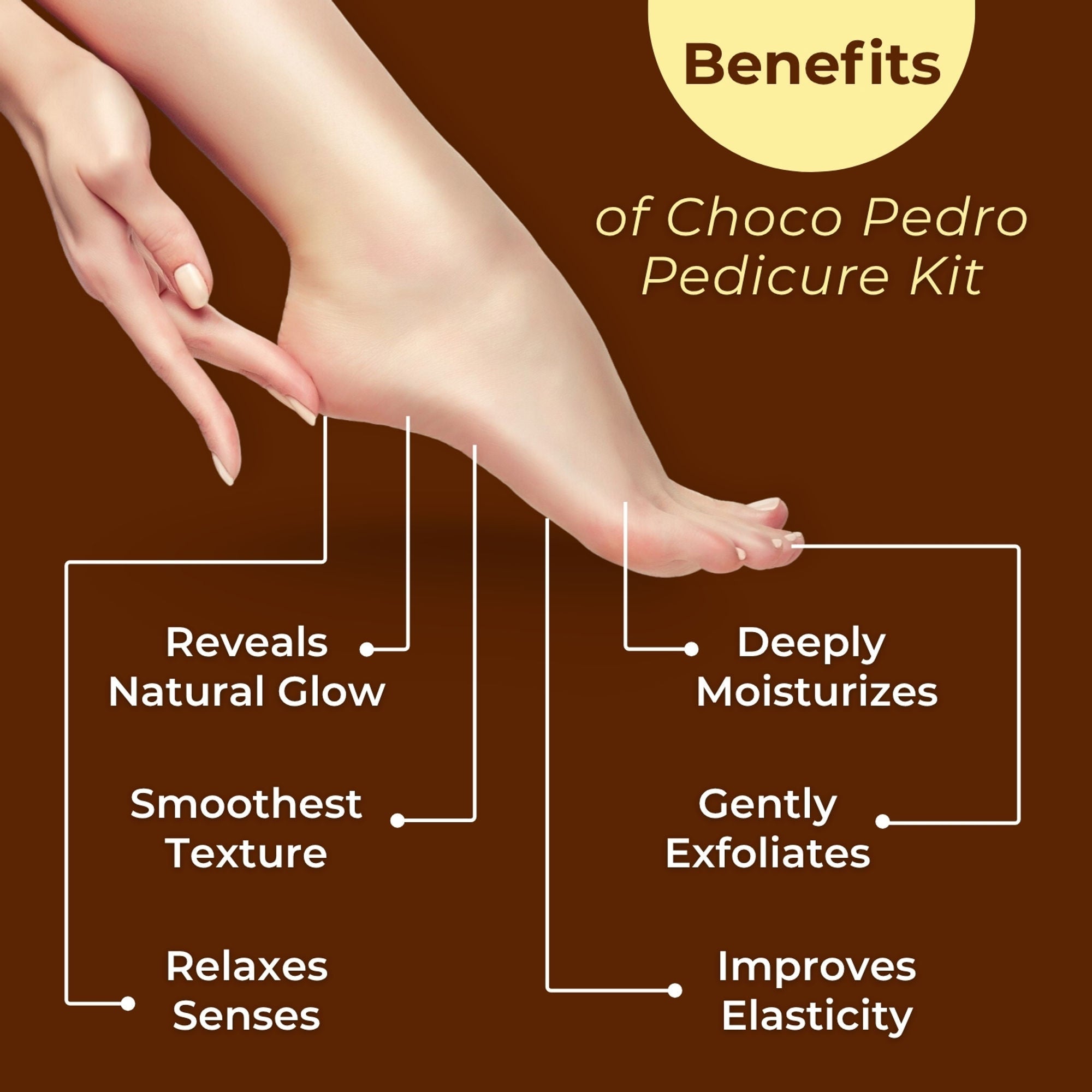 Aroma Treasures Choco Pedro Chocolate Pedicure Kit | Grocsy