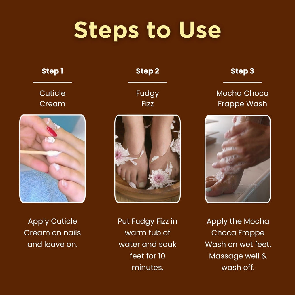Aroma Treasures Choco Pedro Chocolate Pedicure Kit | Grocsy