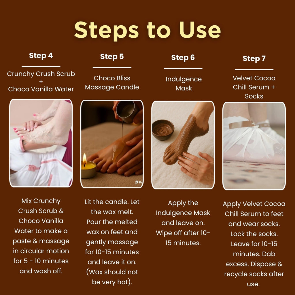 Aroma Treasures Choco Pedro Chocolate Pedicure Kit | Grocsy