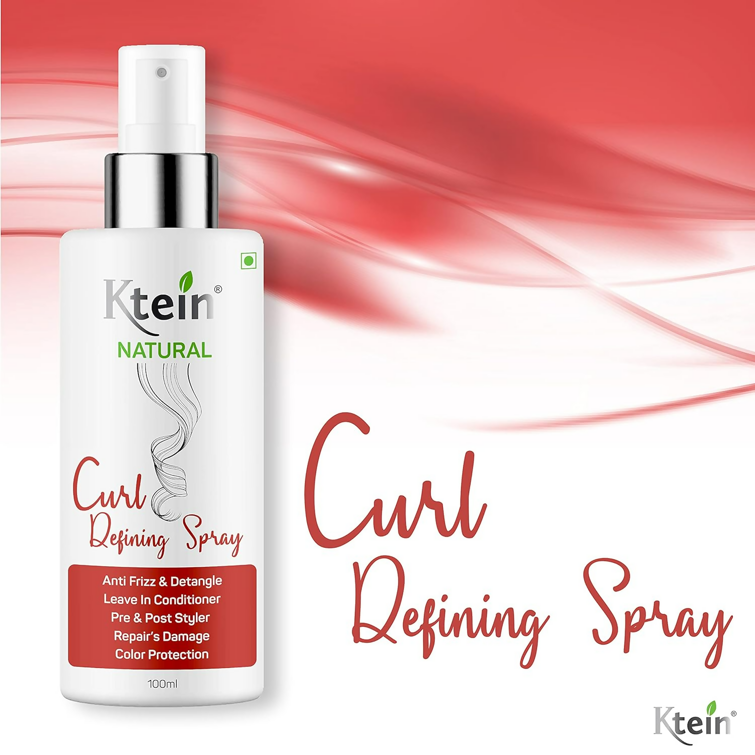 Ktein Natural Curl Defining Spray | Grocsy