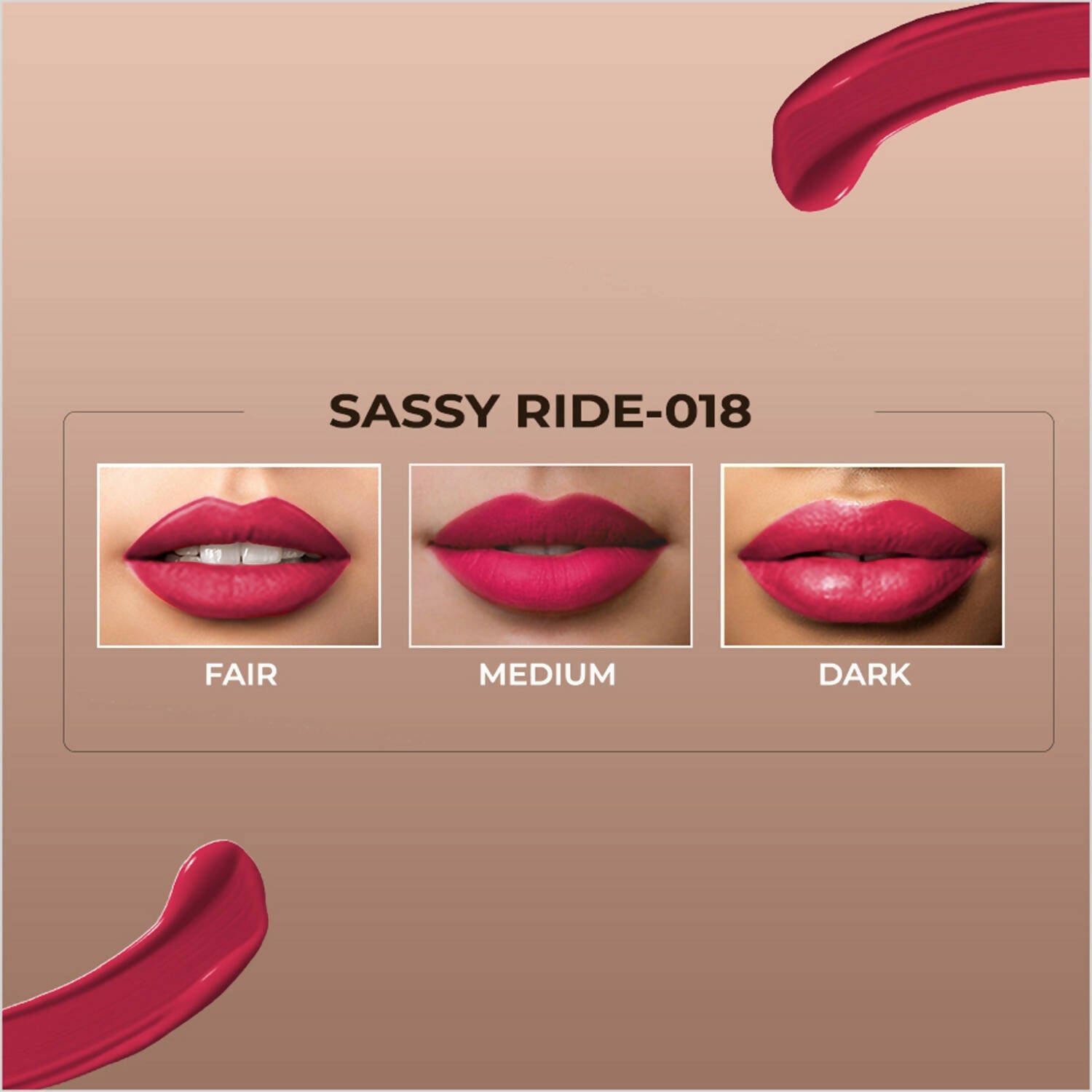 Colorbar Powerkiss Vegan Matte Lipcolor- Sassy Ride | Grocsy