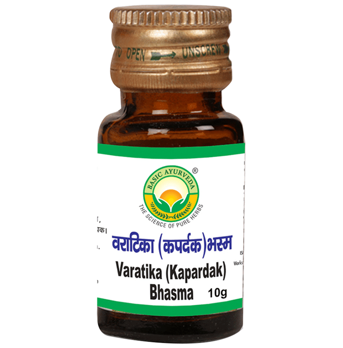 Basic Ayurveda Varatika (Kapardika) Bhasma | Grocsy