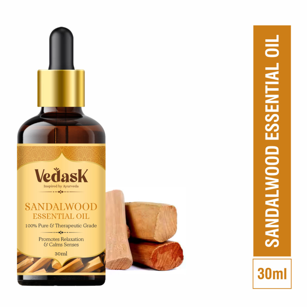 Vedask Organic Sandalwood Essential Oil | Grocsy