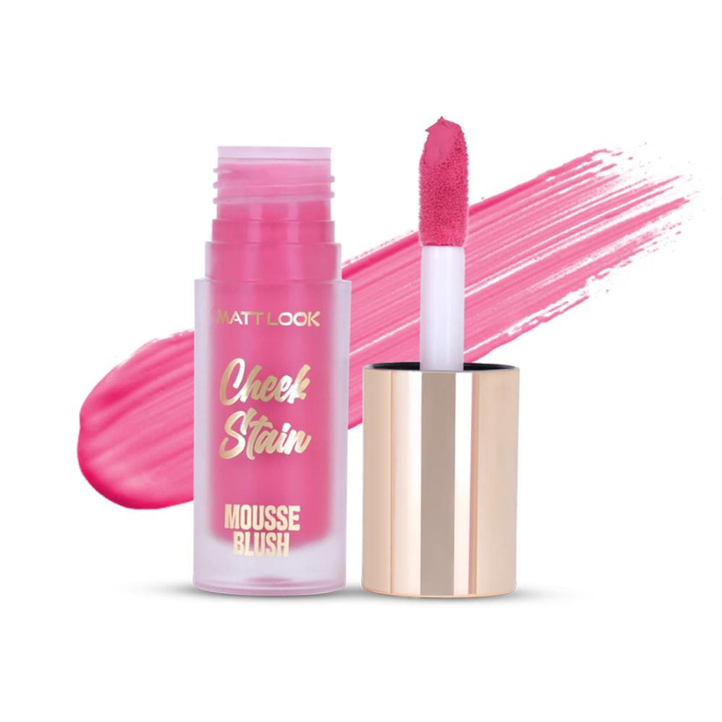 Matt Look Cheek Stain Mousse Blushs - 03 Roseate | Grocsy