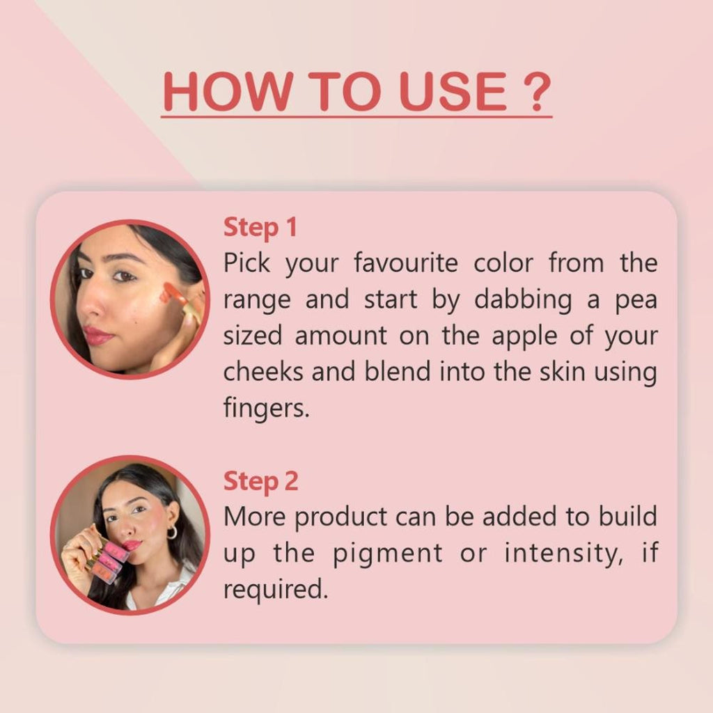 Matt Look Cheek Stain Mousse Blushs - 04 Everyday Love | Grocsy