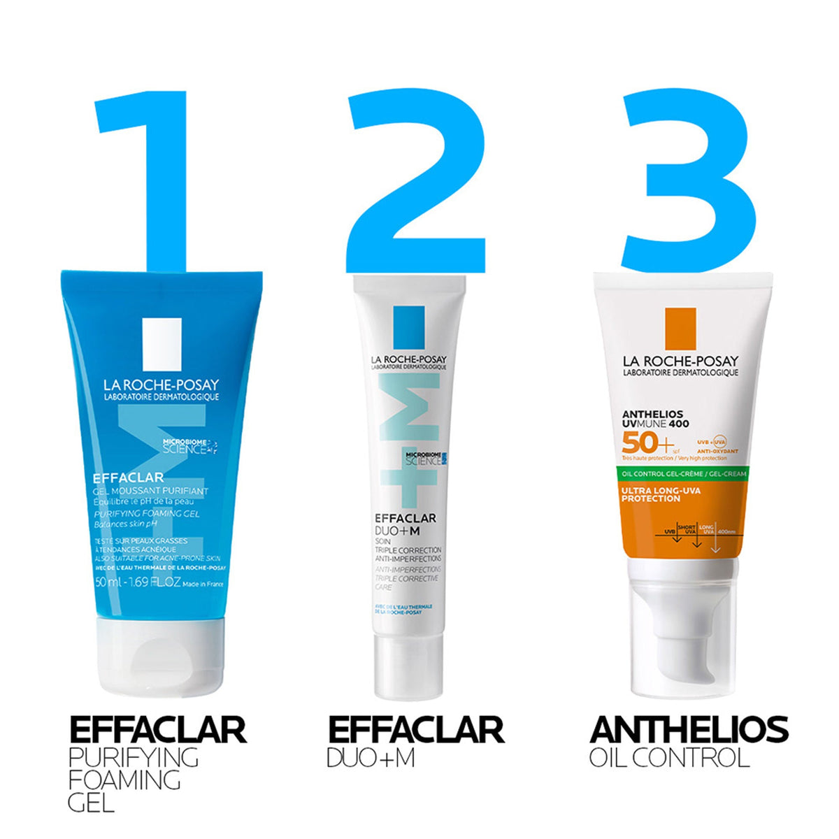 La Roche-Posay Effaclar Duo+M Gel with Salicylic acid, Anti-Acne Moisturiser for Acne-Prone Skin | Grocsy