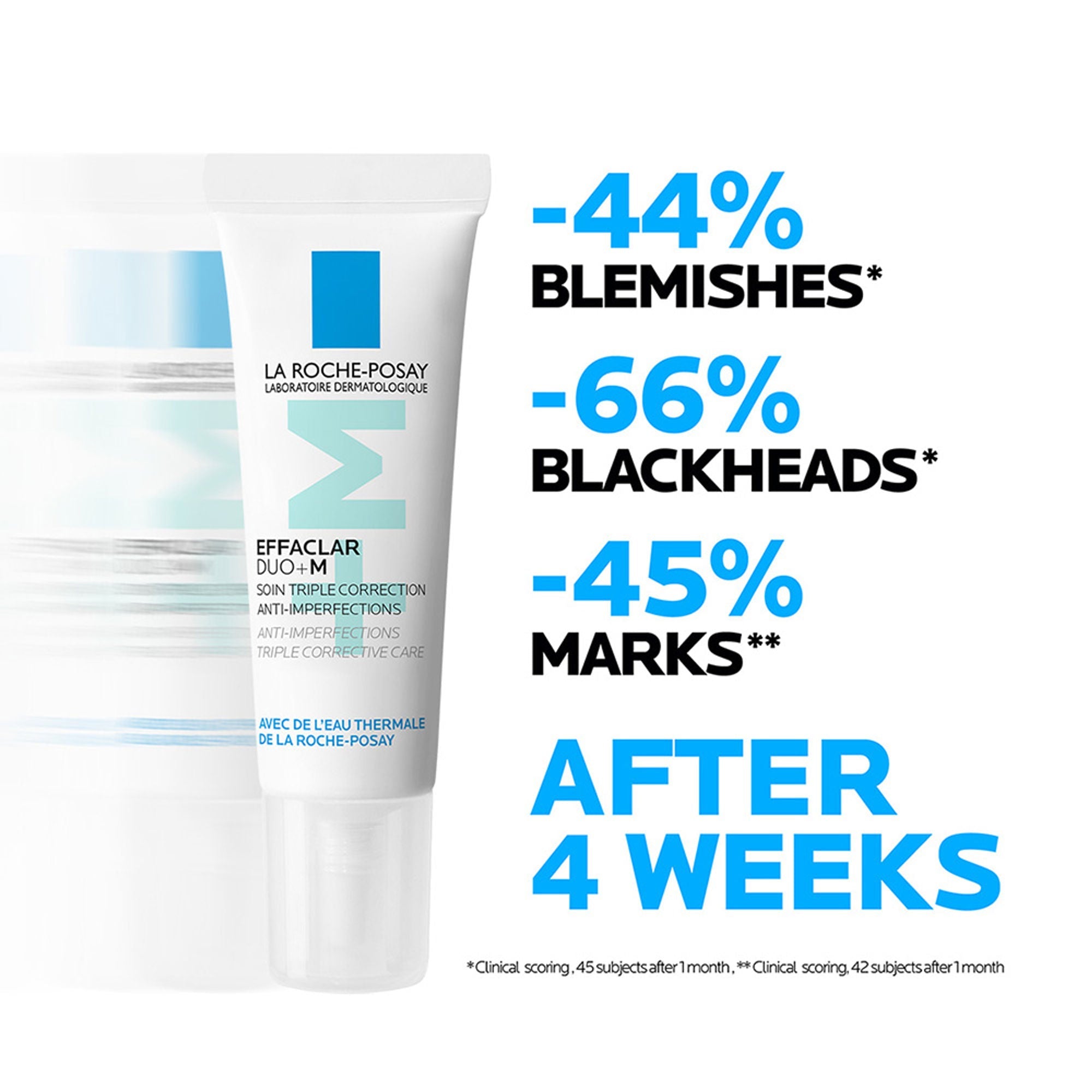 La Roche-Posay Effaclar Duo+M Gel with Salicylic acid, Anti-Acne Moisturiser for Acne-Prone Skin | Grocsy