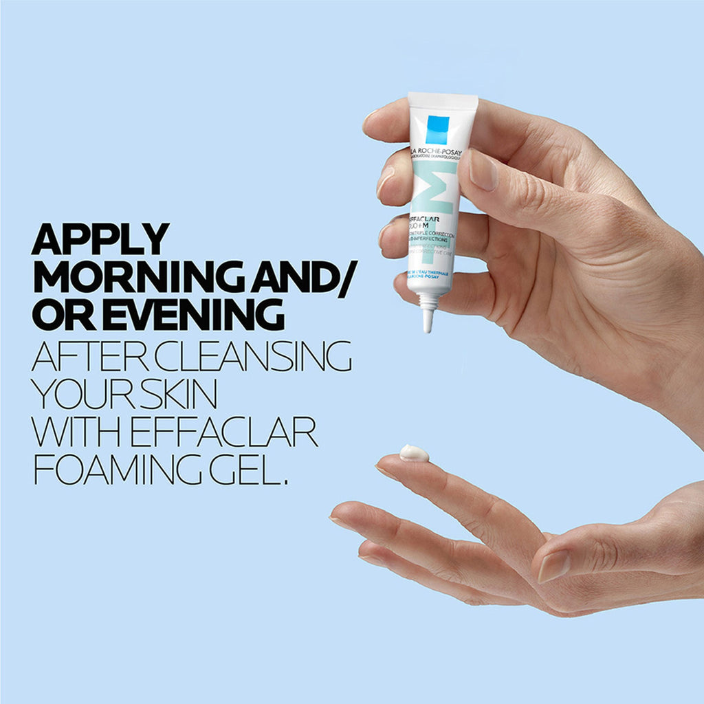 La Roche-Posay Effaclar Duo+M Gel with Salicylic acid, Anti-Acne Moisturiser for Acne-Prone Skin | Grocsy