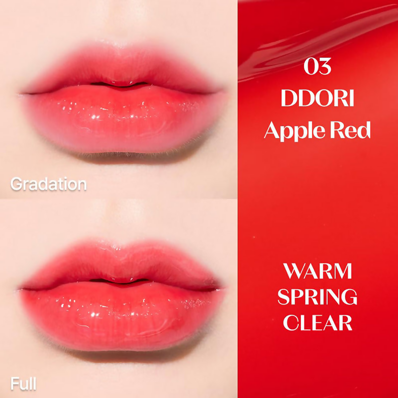 Etude House Over Glowy Tint - 03 Ddori Apple Red | Grocsy