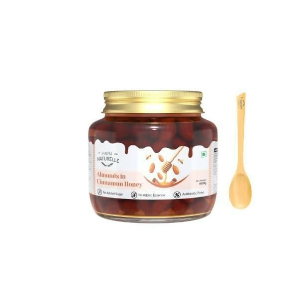 Farm Naturelle Almonds in Cinnamon Honey - Premium Sweet | Grocsy