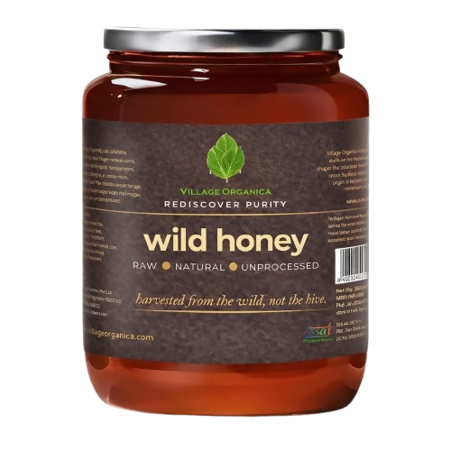 Village-Organica Raw Wild Honey | Grocsy