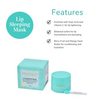 Perenne Lip Sleeping Mask With Kojic Acid & Vitamin C - Mint Choco | Grocsy