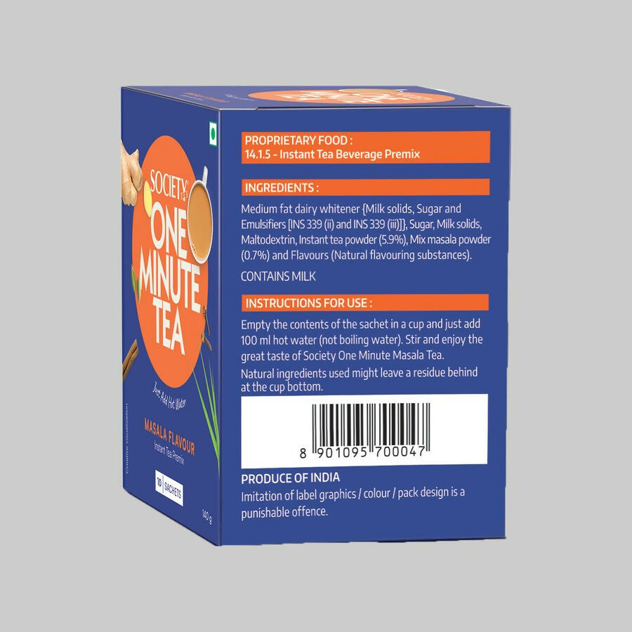 Society OMT Masala&OMT Lemongrass Flavour Tea Premix Combo | Grocsy