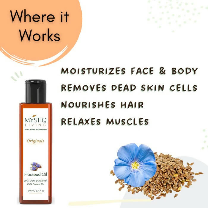 Mystiq Living Originals Flaxseed Oil | Grocsy