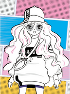 Dreamland Publications Colour Your Own Manga Book 4 With Free Manga Colouring Poster For Kids | Grocsy