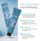 Evano Professional Creme Hair Colour Dark Brown for Women & Men | Grocsy