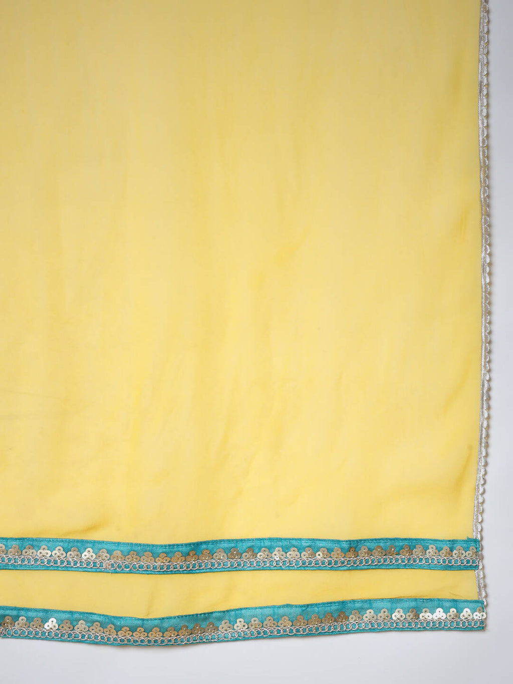 Myshka Women's Yellow A-Line Kurta & Salwar With Dupatta | Grocsy