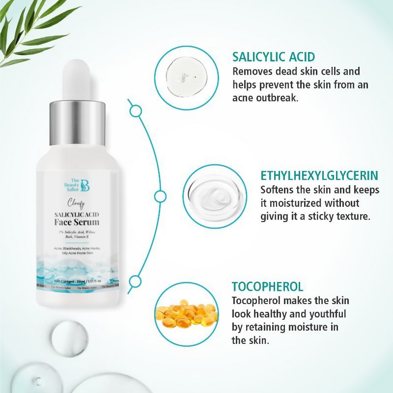 The Beauty Sailor Clarify Salicylic Acid Face Serum | Grocsy
